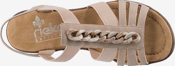 Rieker - Sandalias con hebilla en beige