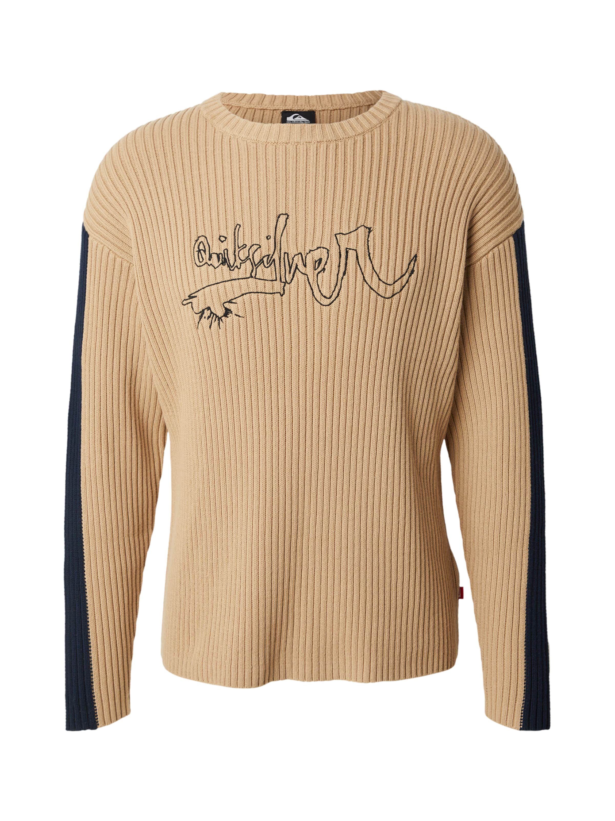 QUIKSILVER Sports sweater in Beige: front