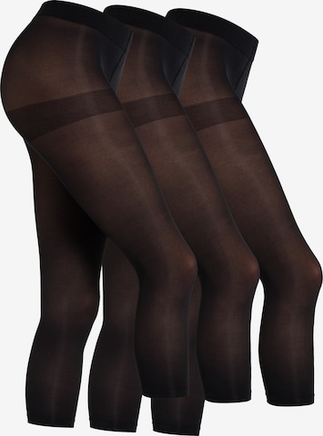 camano Tights in Black: front