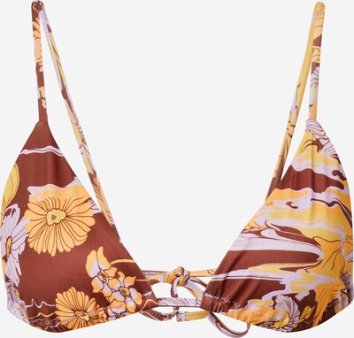 WEEKDAY Bikinitop 'Cala' in gelb / pastelllila / apricot / hummer, Produktansicht
