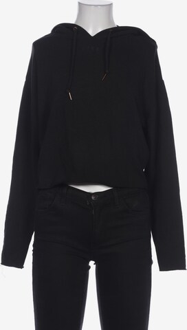 Victoria's Secret Sweatshirt & Zip-Up Hoodie in XS in Black: front
