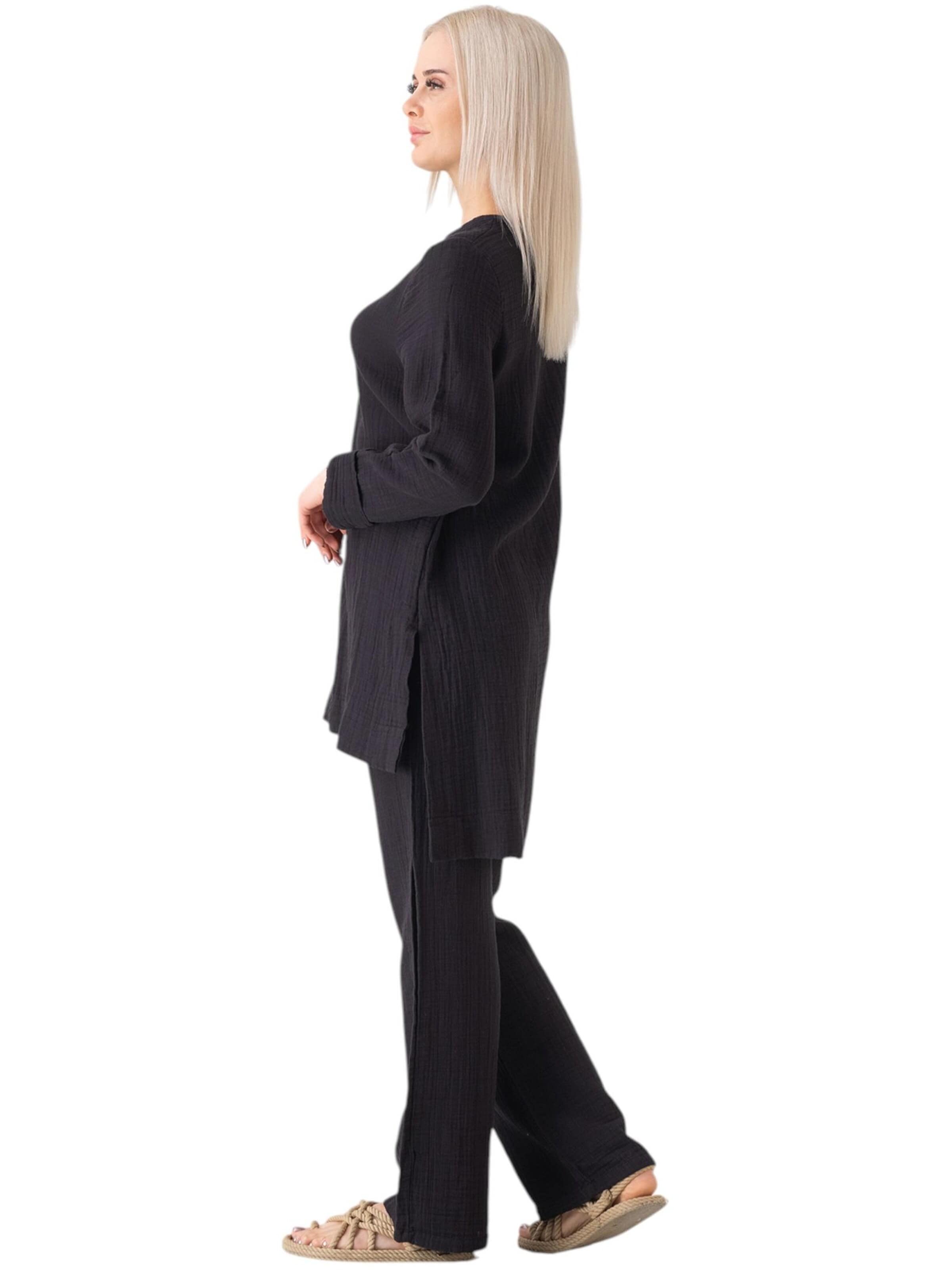 WENOR Loungewear 'Ayda Modest' in Black