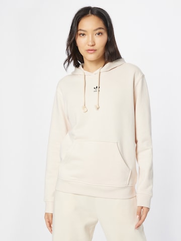 ADIDAS ORIGINALS Sweatshirt 'Adicolor Essentials' i beige: forside