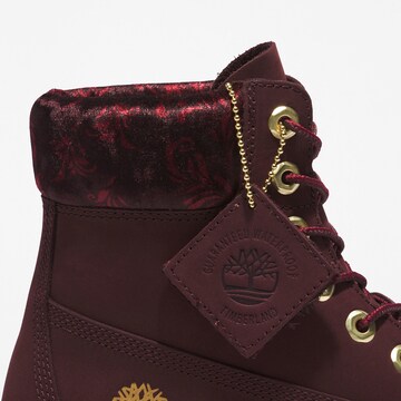 Bottines à lacets TIMBERLAND en rouge