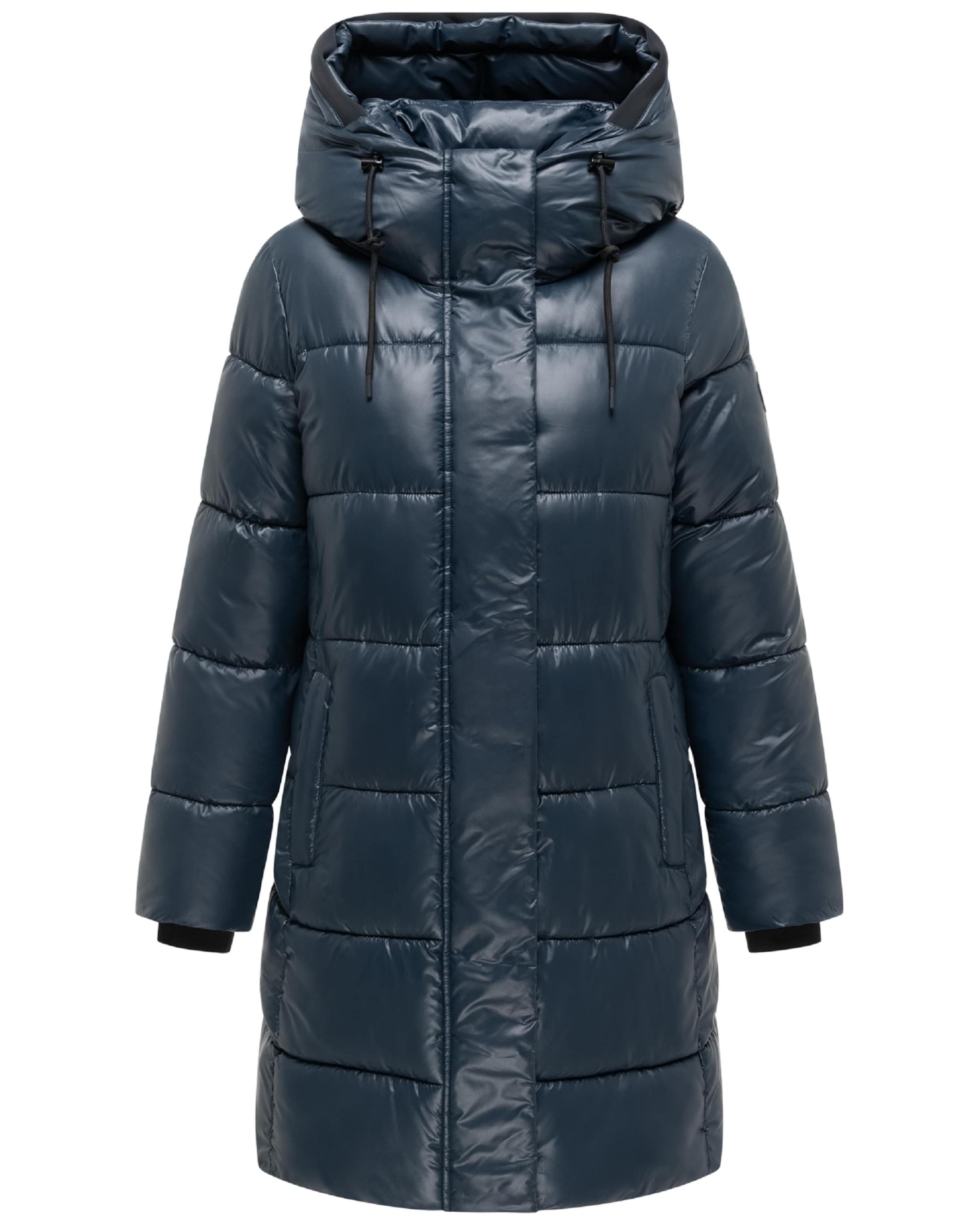 Manteau d’hiver 'Yumee XVI' MARIKOO en bleu : devant