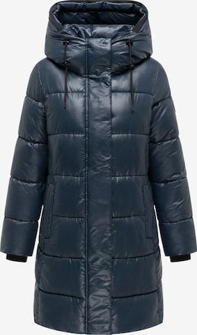 Manteau d’hiver 'Yumee XVI' MARIKOO en bleu : devant
