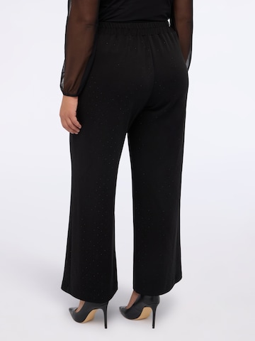 Wide Leg Pantalon Fiorella Rubino en noir