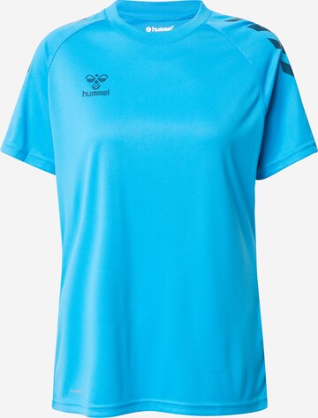 Hummel Λειτουργικό μπλουζάκι 'Core XK' σε μπλε: μπροστά