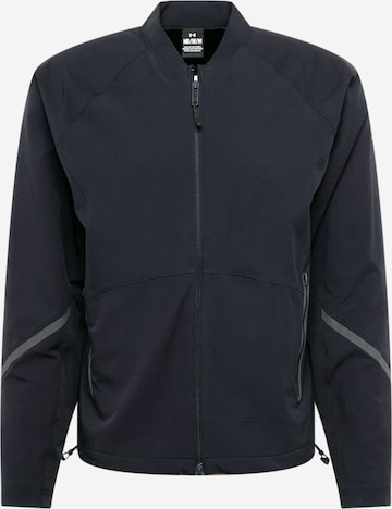 UNDER ARMOUR Athletic Jacket 'Unstoppable' in Black: front