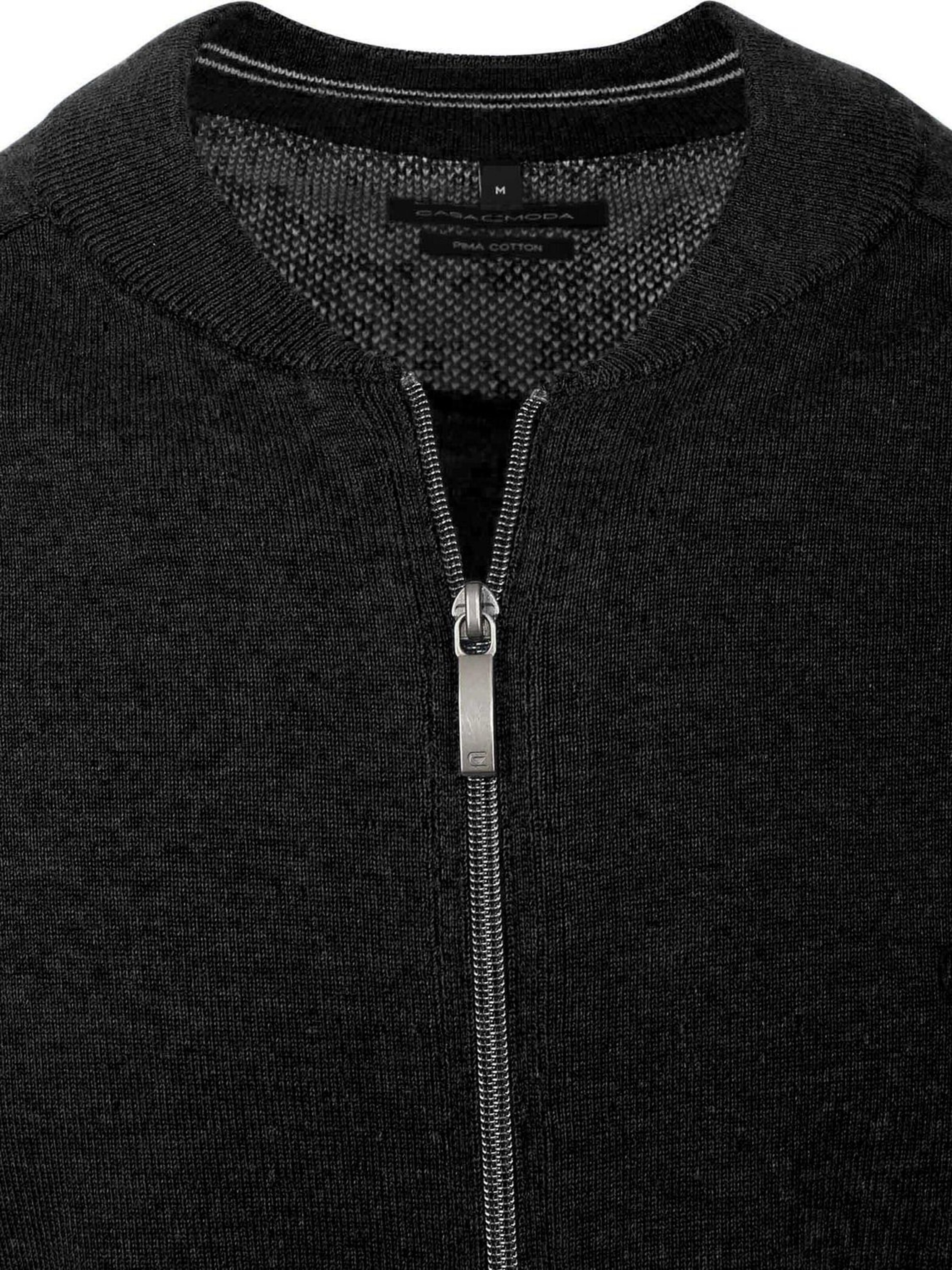 CASA MODA Knit cardigan in Black
