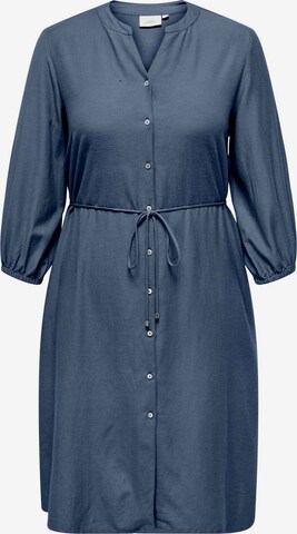 Robe-chemise 'JUPITER' ONLY Carmakoma en bleu : devant