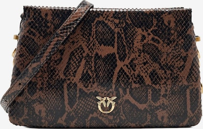 PINKO Handväska 'PINKO TRIPLET MINI PYTHON PRINT BORSA' i One Size i brun, Produktvy