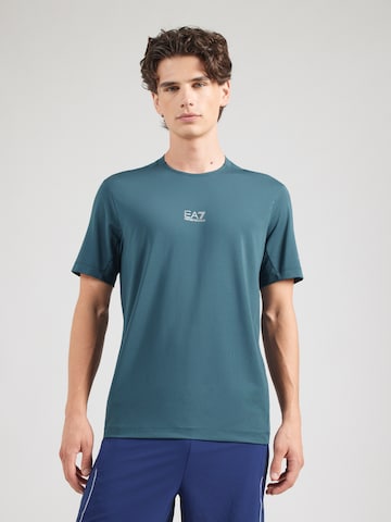 T-Shirt fonctionnel 'VENTUS7' EA7 Emporio Armani en vert : devant