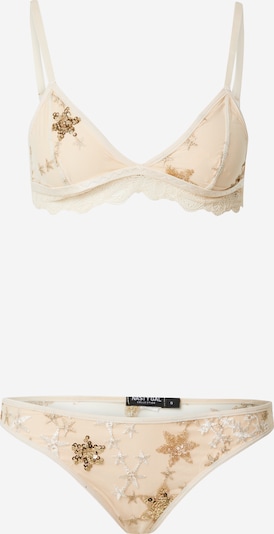 Seturi de lenjerie pe 75 Nasty Gal pe șampanie / auriu, Vizualizare produs