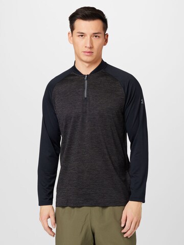 UNDER ARMOUR Funktionsshirt in Schwarz: predná strana