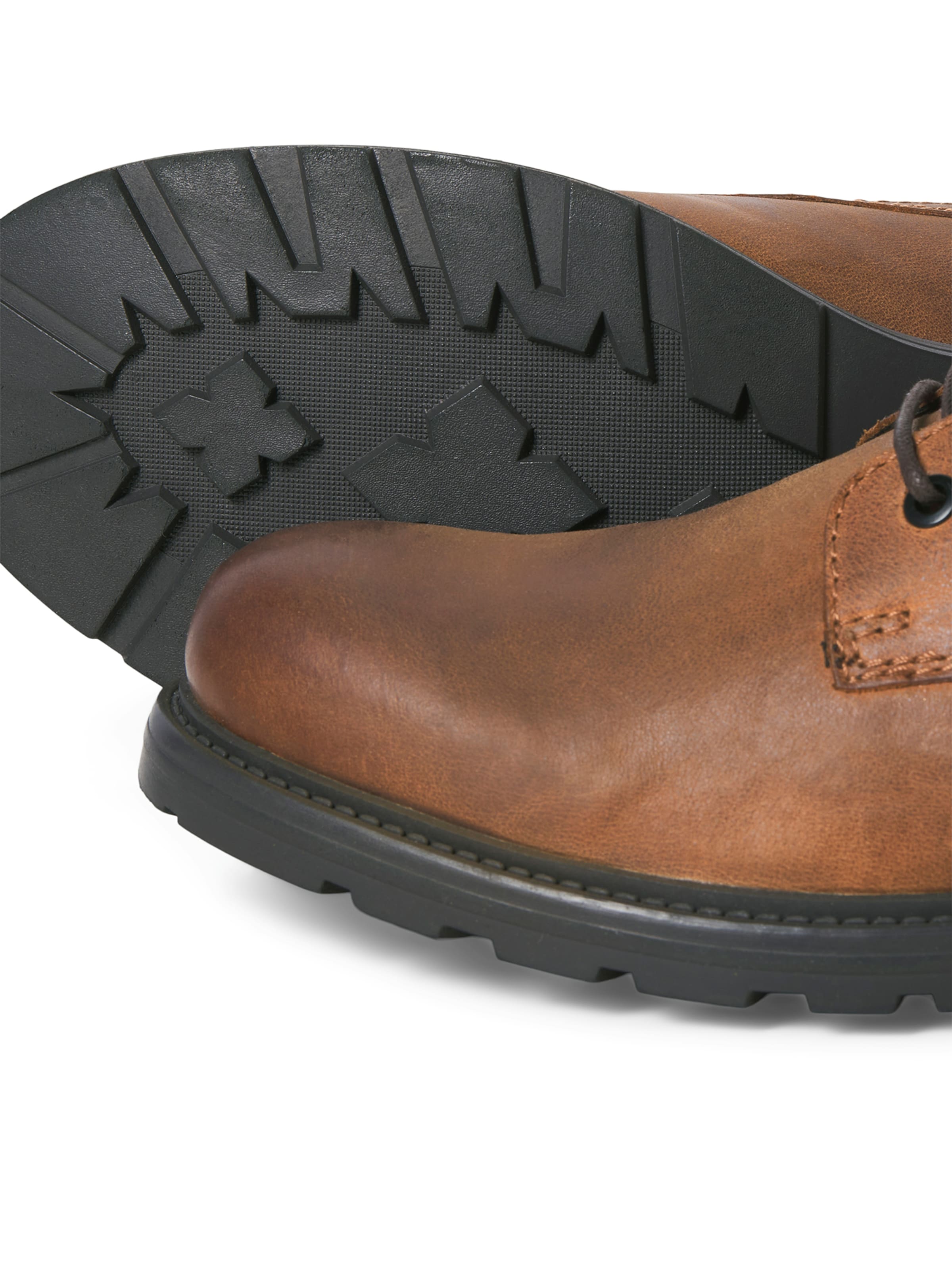 JACK & JONES Schnürboots 'JFWCranfield' in Gelb