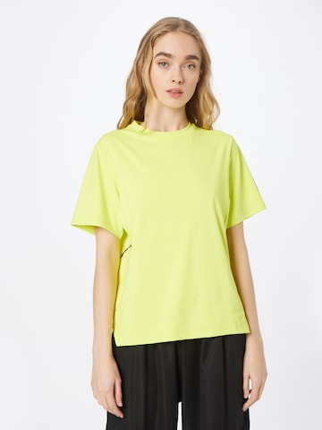 Rukka - Camiseta funcional 'Marila' en amarillo: frente