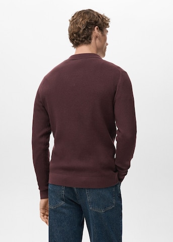 MANGO MAN Pullover 'Antiguas' in Rot