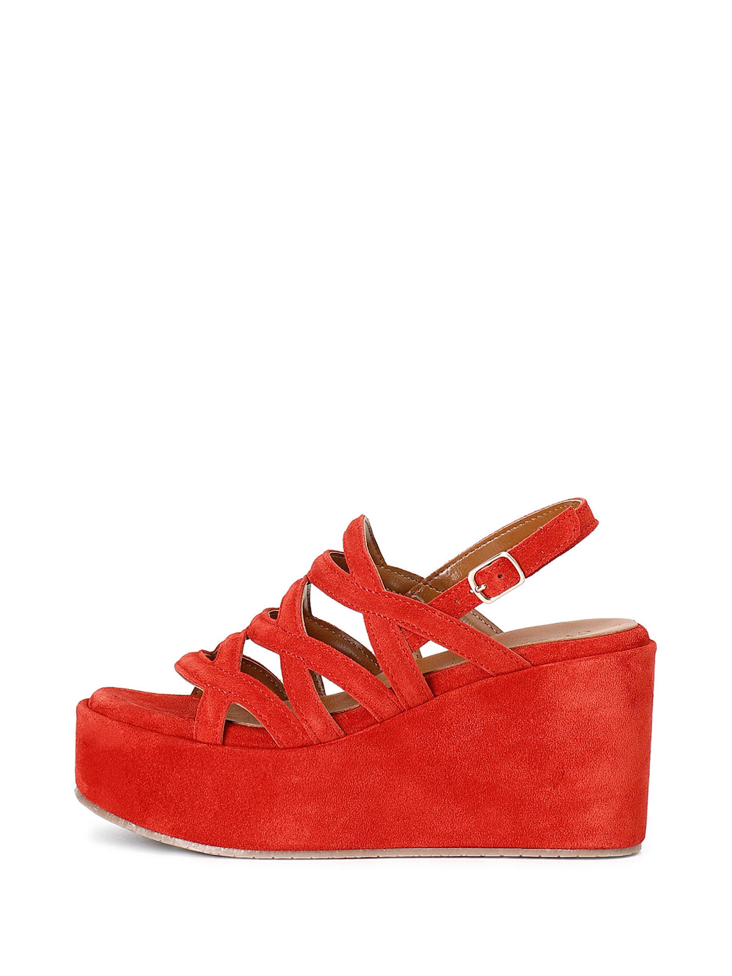 Sandalo CAFè NOIR di colore rosso, Visualizzazione prodotti