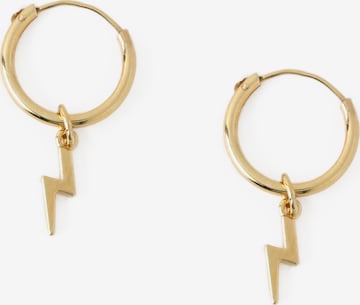 Orelia Earrings 'Lightning' in Gold: front