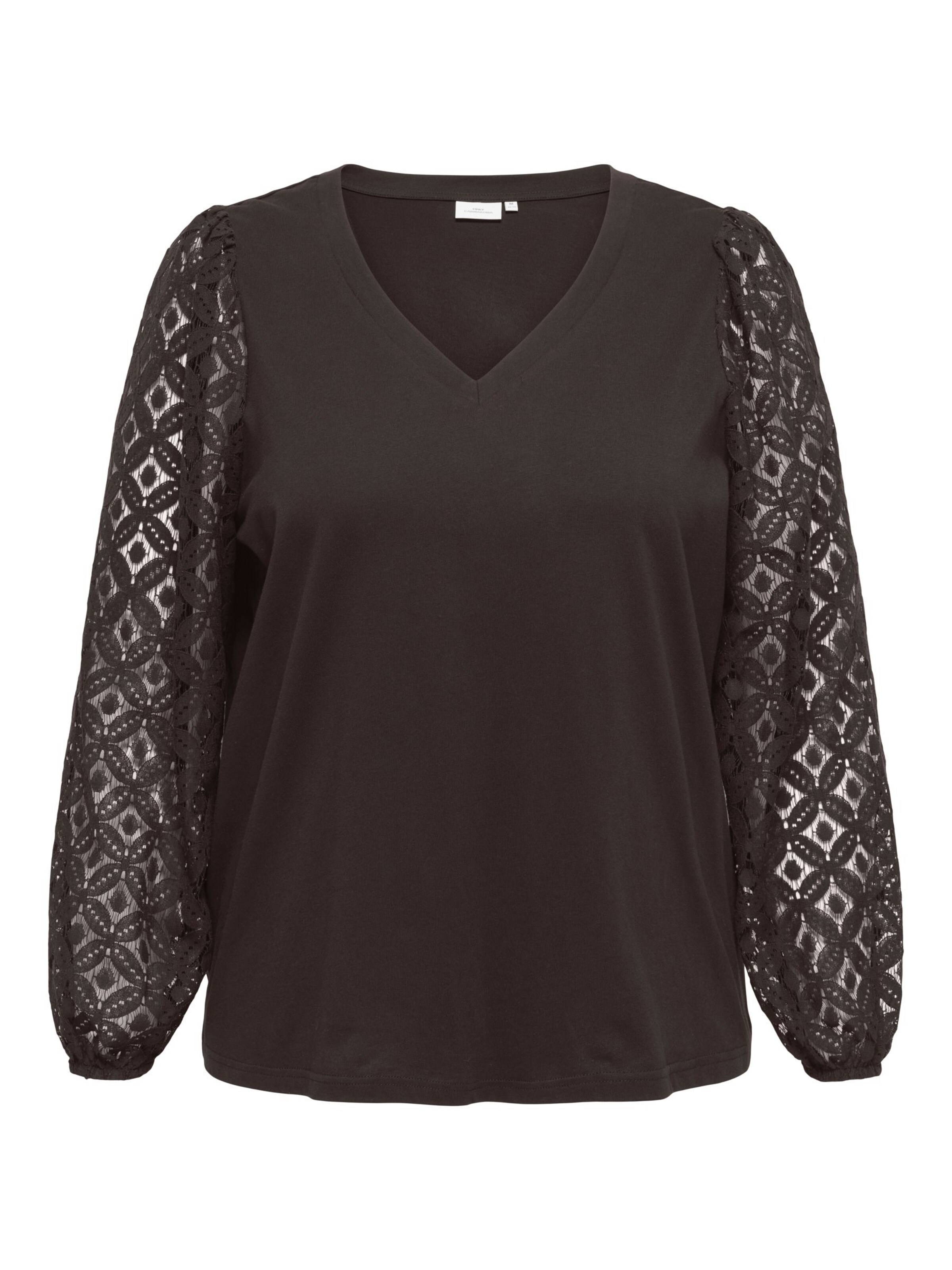 ONLY Carmakoma Blouse 'CAREffie' in Bruin: voorkant