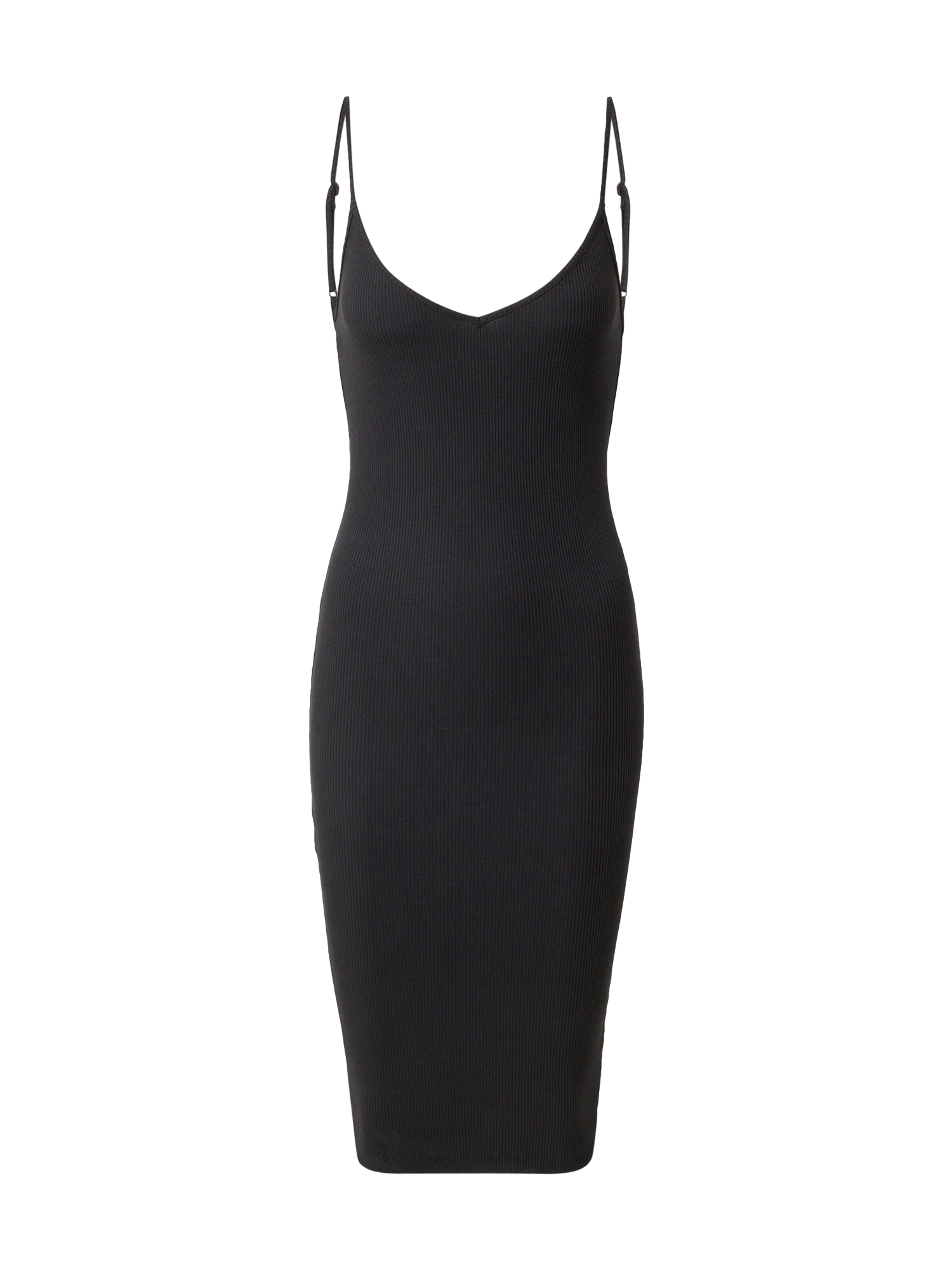 KnowledgeCotton Apparel Letnia sukienka CANNA w kolorze Czarnym 