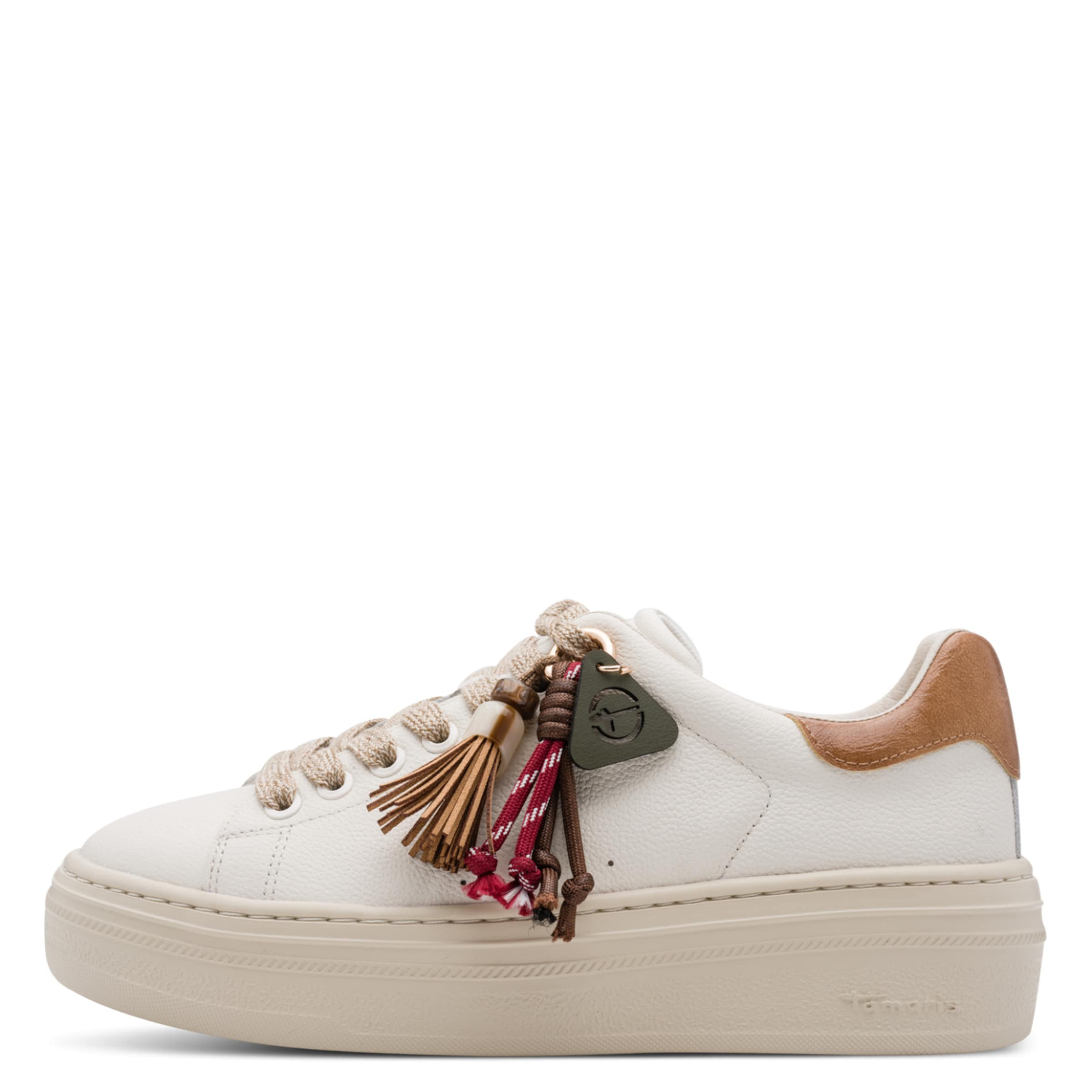 Sneaker bassa di Tamaris in beige