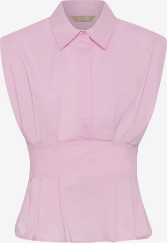 CULTURE - Blusa 'CUMalue Antoinett' em rosa: frente