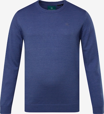 Boston Park Trui in Blauw: voorkant