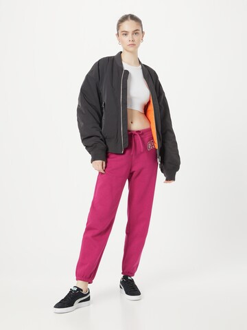 GAP - Tapered Calças 'HERITAGE' em vermelho