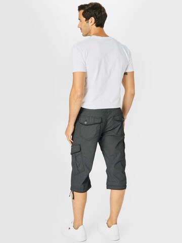 Regular Pantalon cargo TOM TAILOR en noir