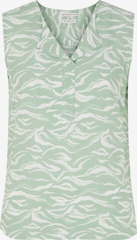 TOM TAILOR Bluse i grøn: forside