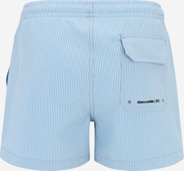 Abercrombie & Fitch Kratke kopalne hlače | modra barva
