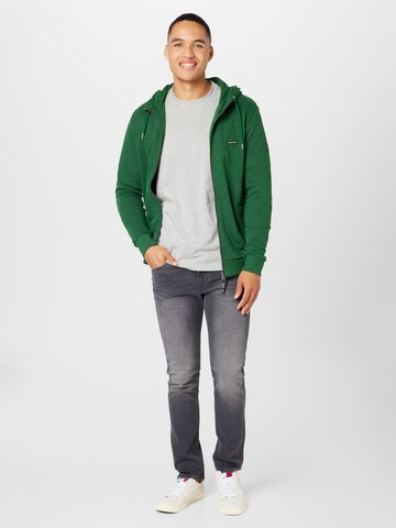 Ragwear Zip-Up Hoodie 'NATE' in Green