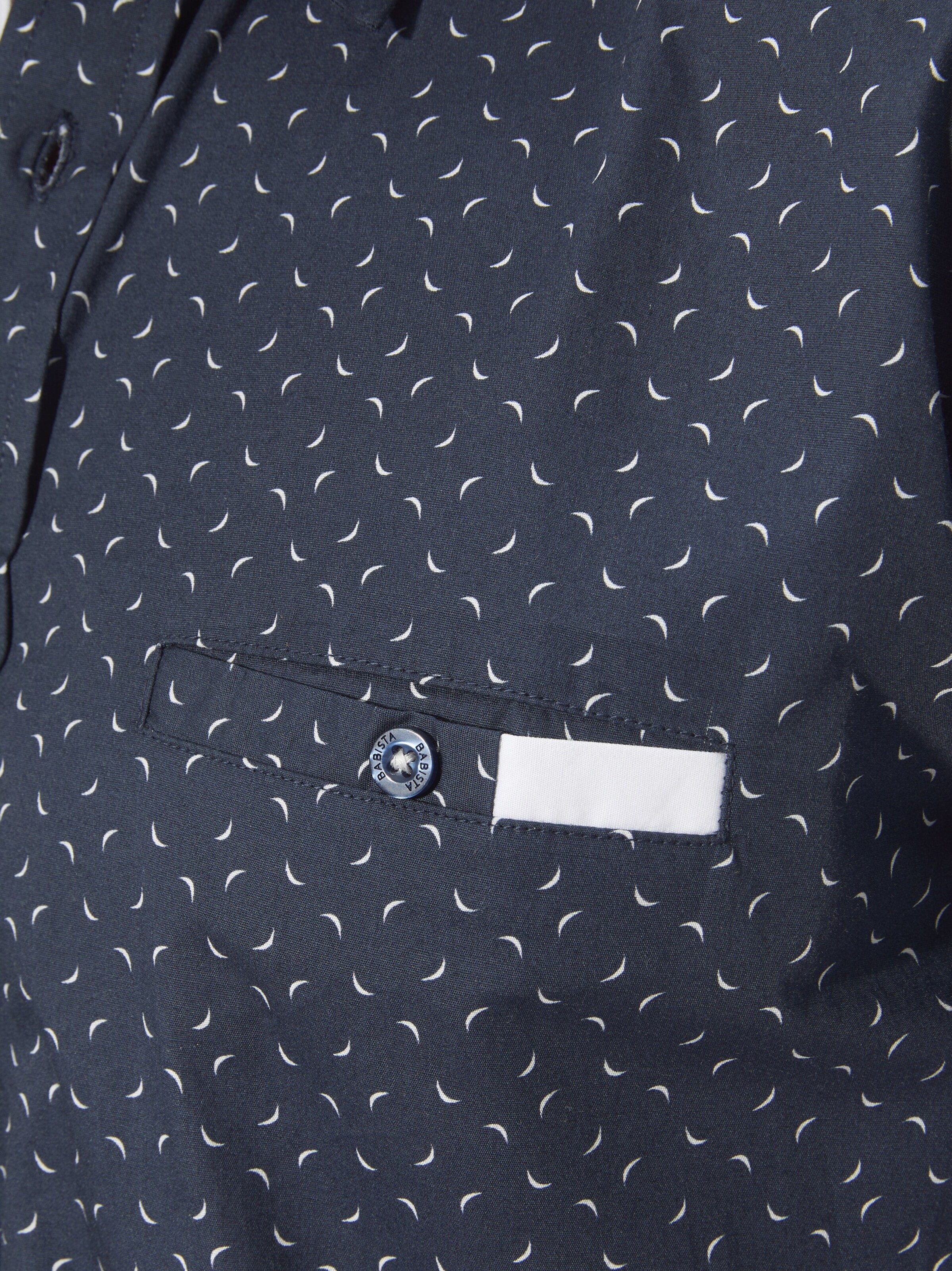 BABISTA Regular Fit Kurzarmhemd ' Fieron ' in Blau