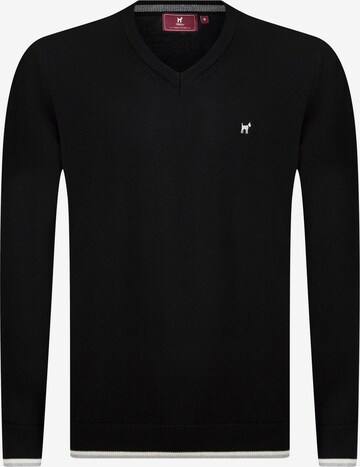 Williot Sweater in Black: front