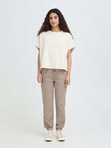 Oxmo - Tapered Pantalón en beige: frente
