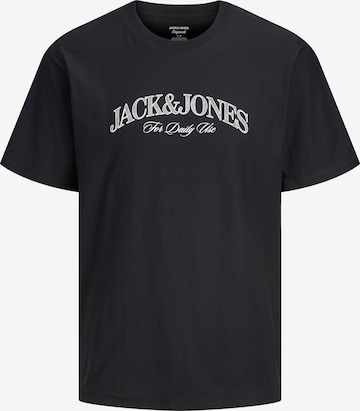 Jack & Jones Plus Μπλουζάκι 'JORCASSIS' σε μαύρο: μπροστά