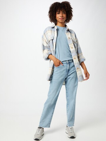 VILA Oversized shirt 'DREAMERS' in Blauw