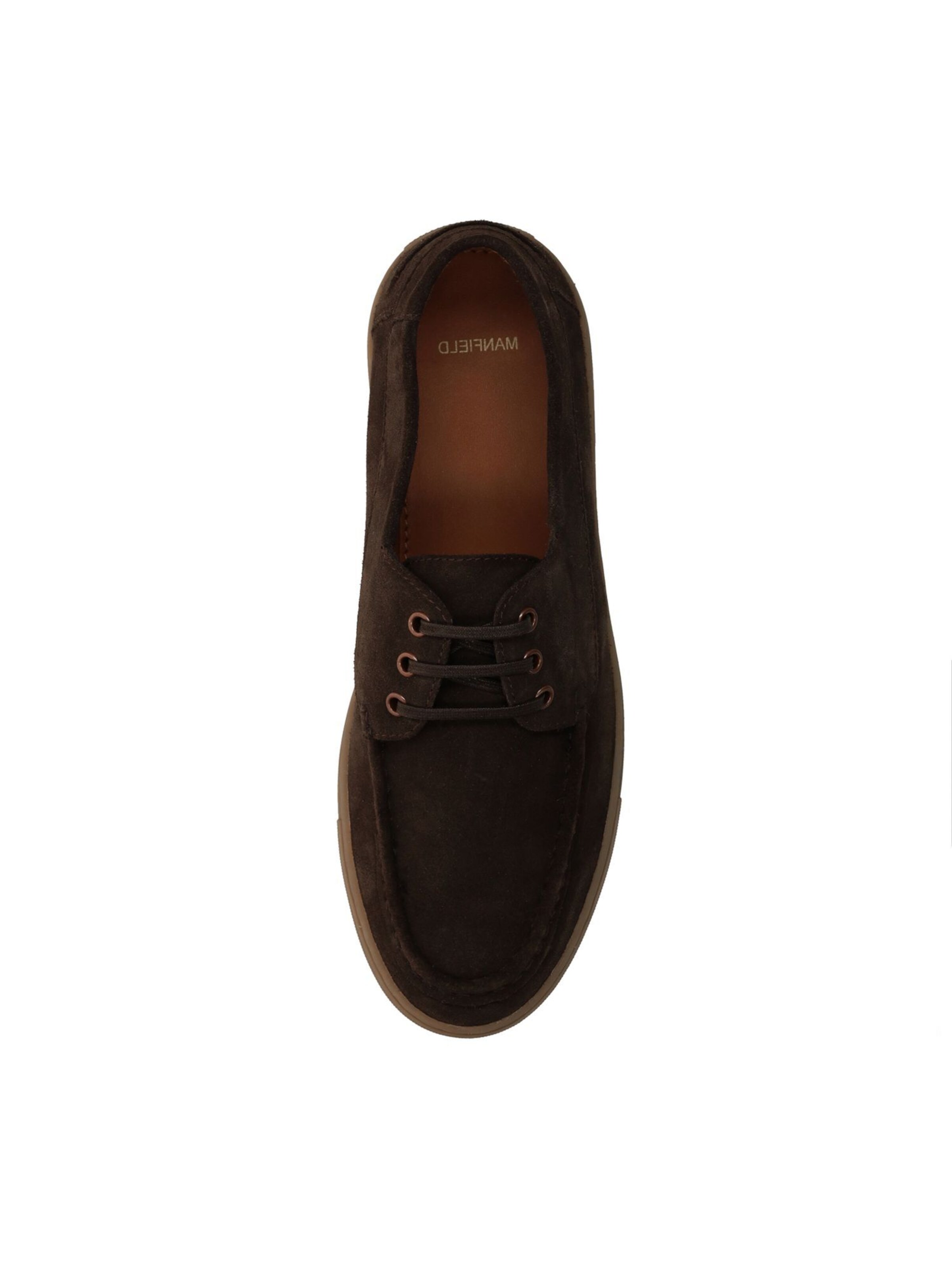 Chaussure à lacets MANFIELD en marron