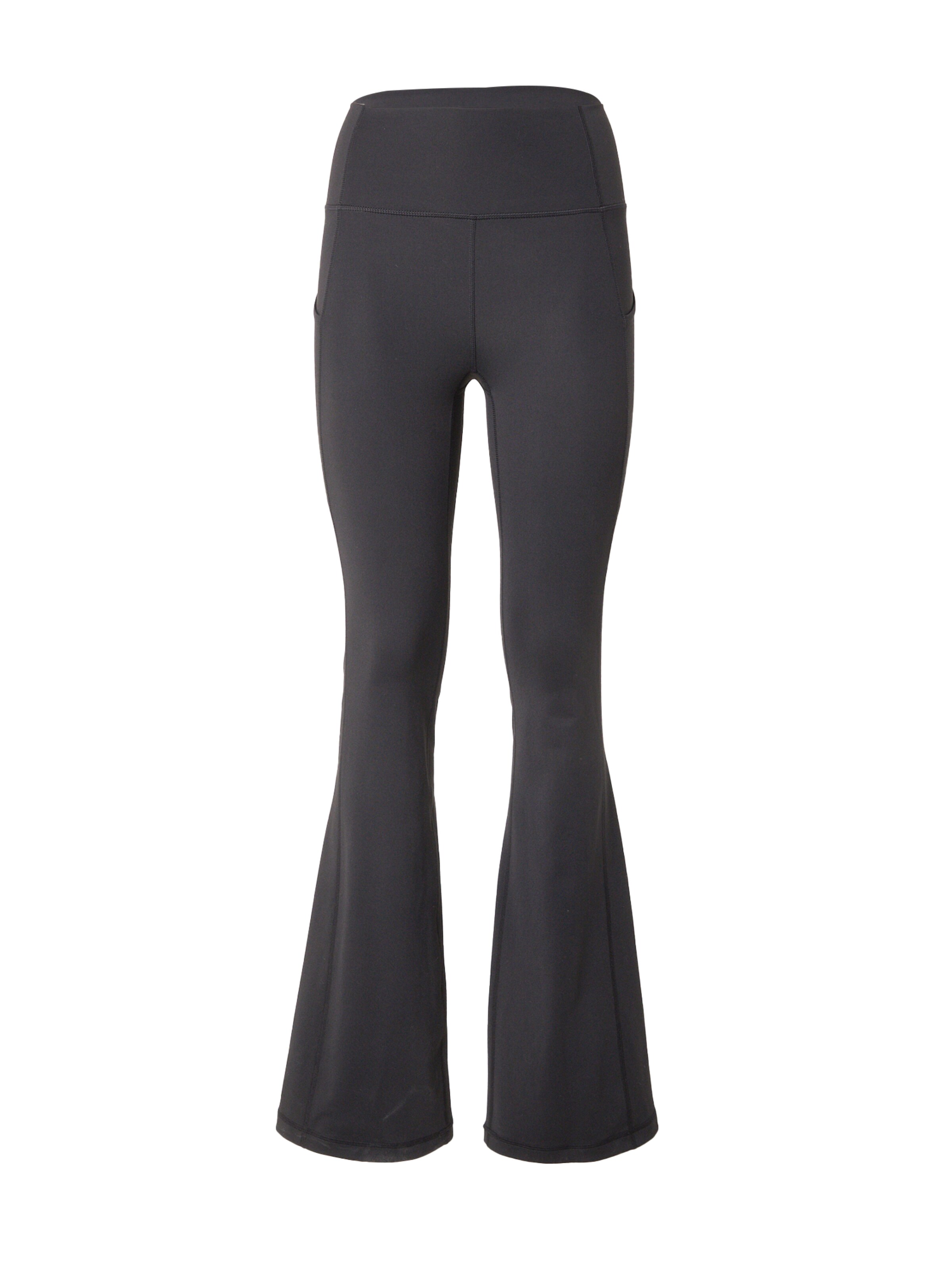 Fabletics Flared Sporthose 'Oasis' in Schwarz: Vorderseite