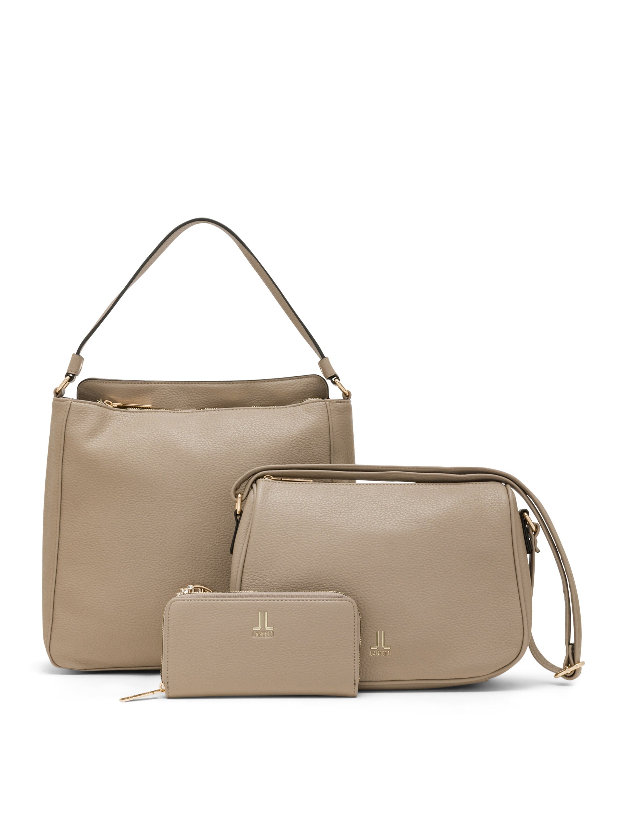 Lancetti Handtas 'Abilane' in Beige: voorkant