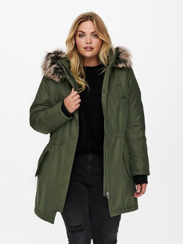 Parka invernale di ONLY Carmakoma in verde: frontale