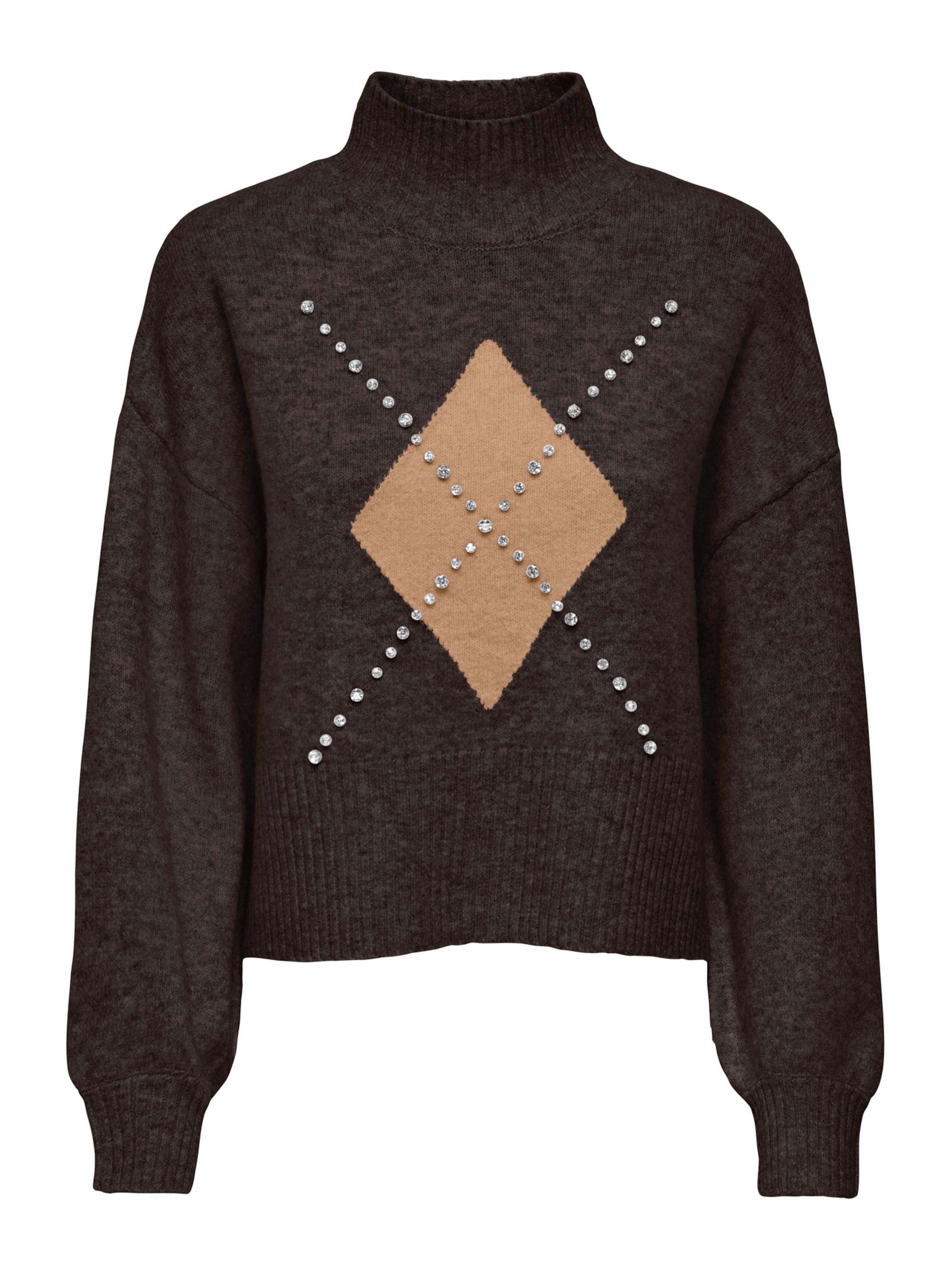 ONLY - Pullover 'ONLWakefield' em castanho: frente