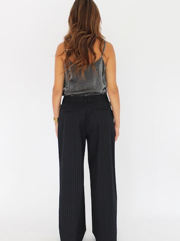 Honnête Atelier Regular Broek 'Lucie' in Blauw