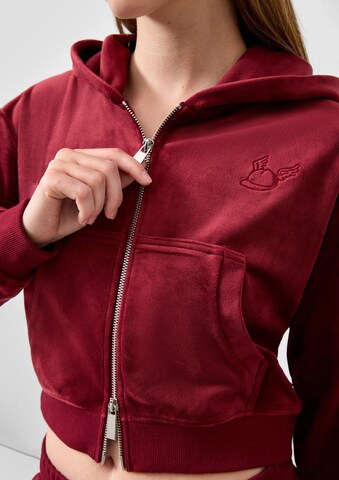 QS Sweatjacke in Rot
