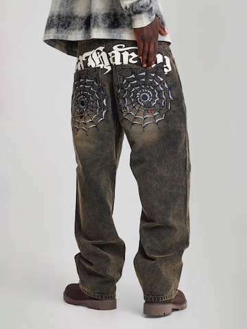 Ed Hardy Loosefit Jeans i brun
