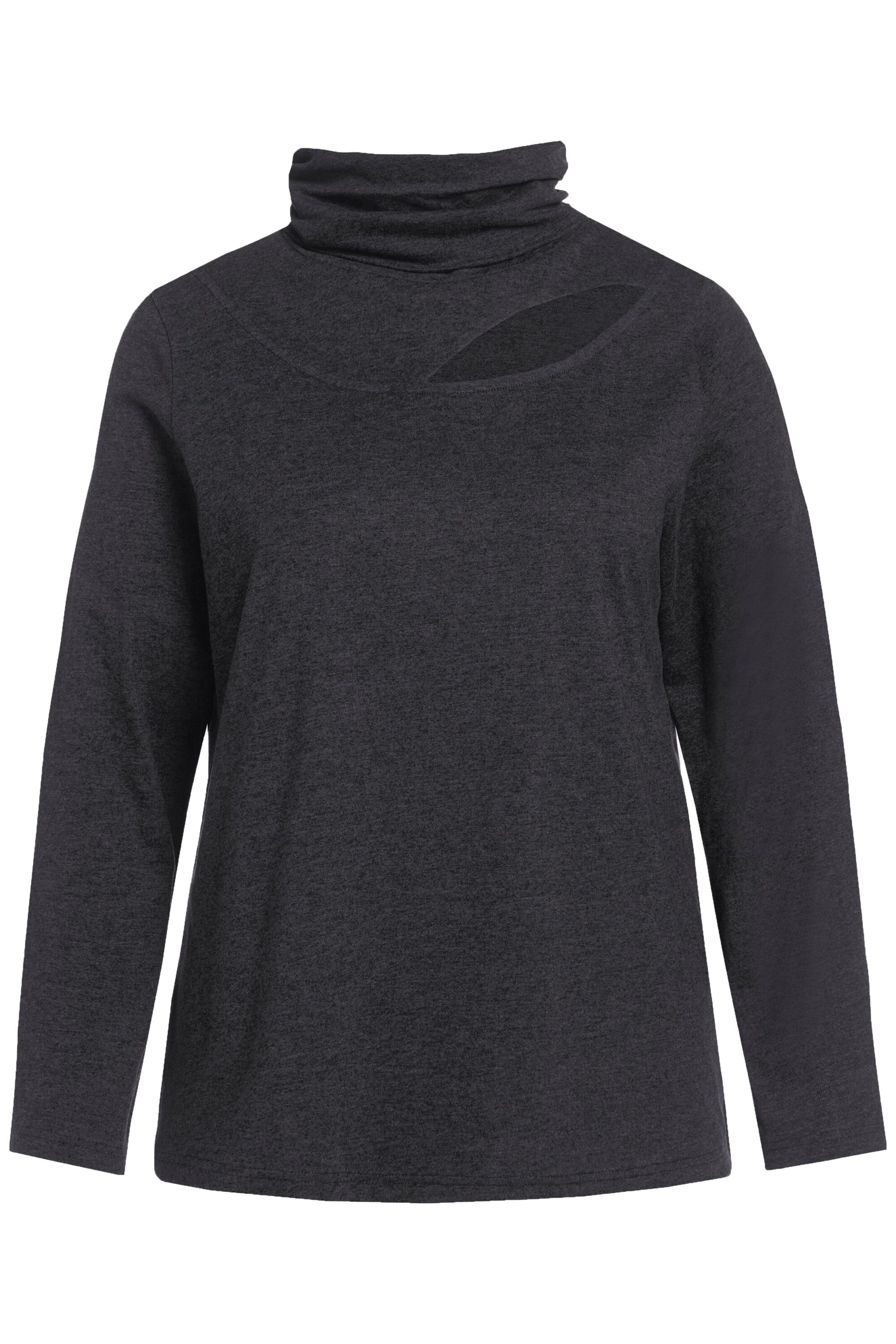 Ulla Popken Shirt in Grijs: voorkant