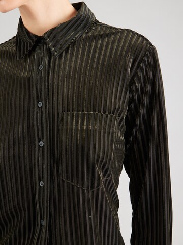 GAP Bluse 'VELVET' in Schwarz