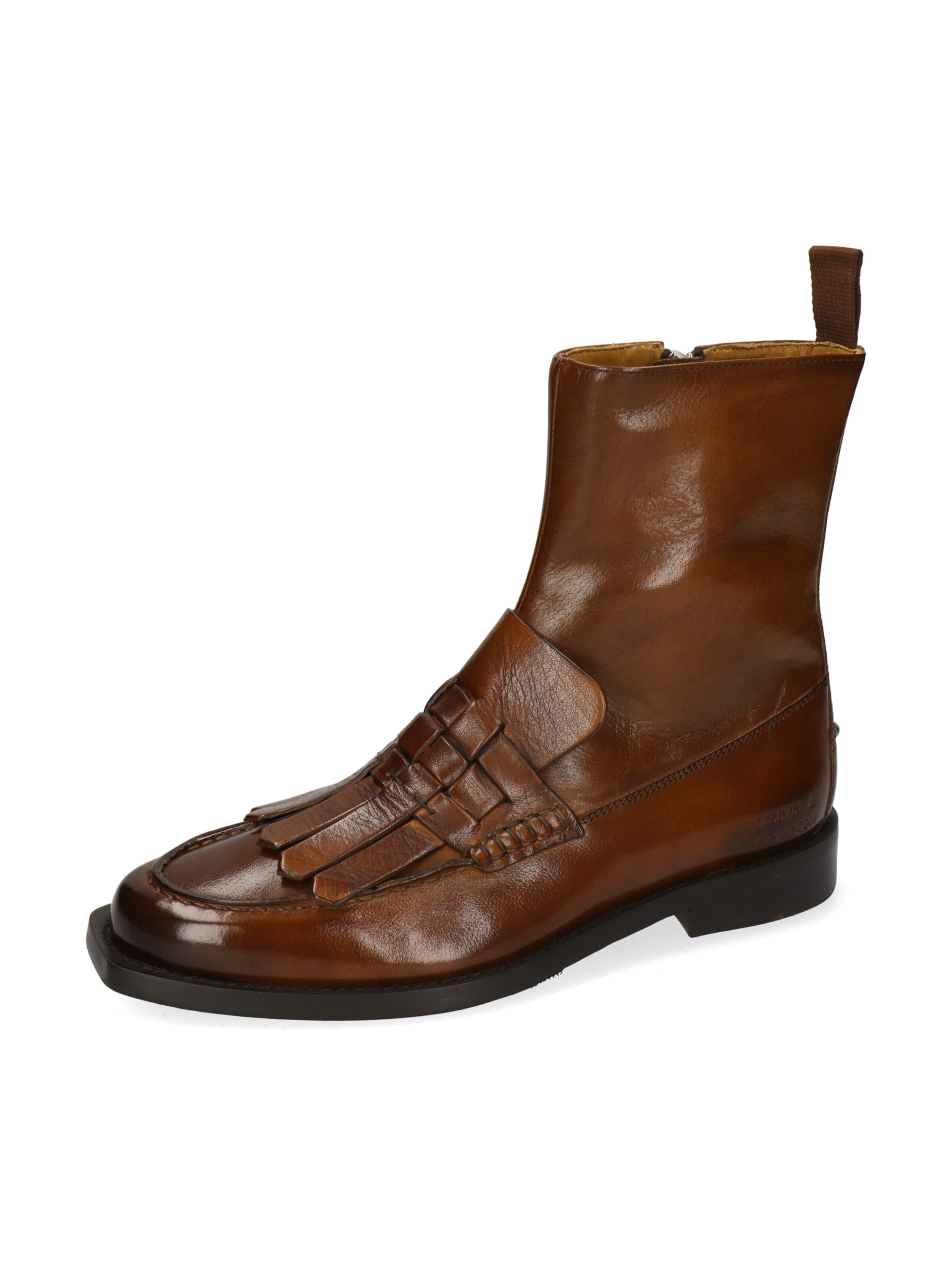 MELVIN & HAMILTON Booties 'Gianna 22' in Brown: front
